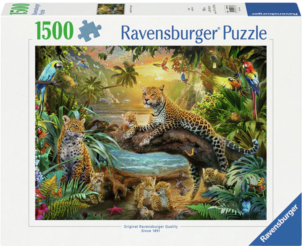 Ravensburger Jungle Léopards dans la jungle, 1500st.