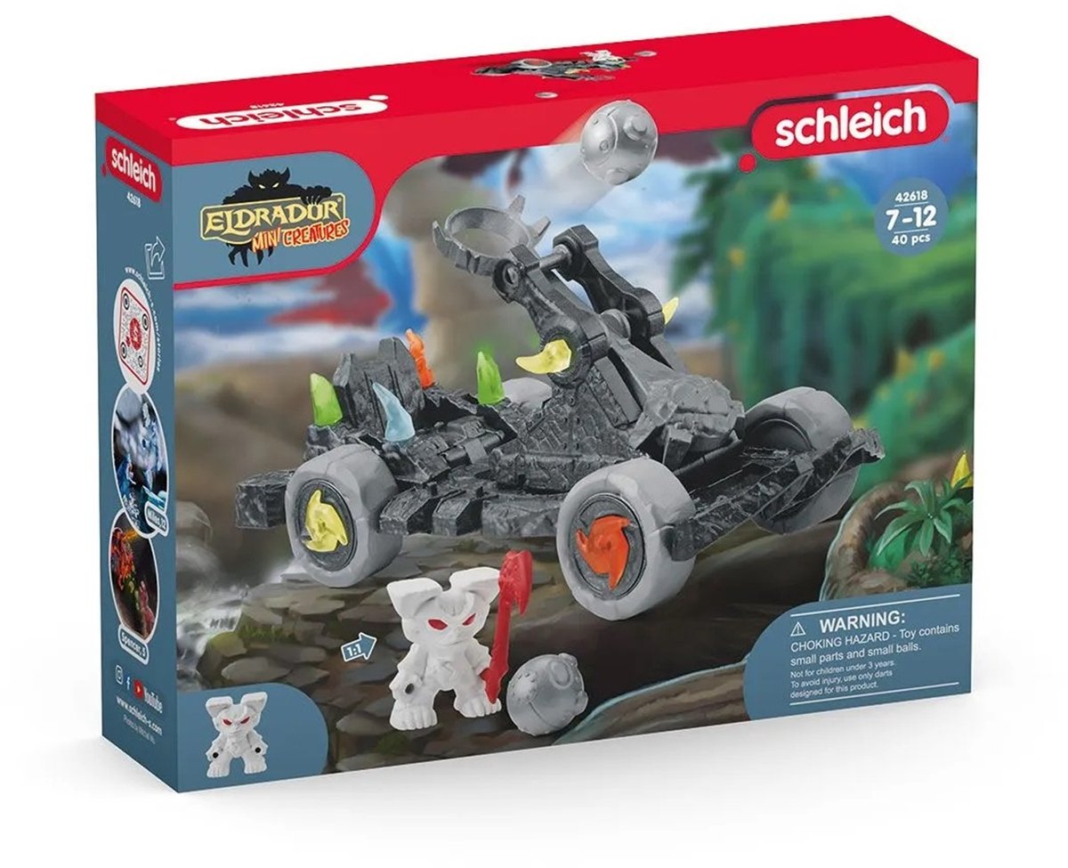 Schleich eldrador catapult avec une mini créature