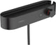 Hansgrohe tablette de douche select 400 thermostatique de douche en saillie noir mat