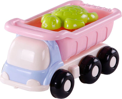 Toys Cavallino Cavallino Beach Kiepwagen avec 4 formes de sable rose