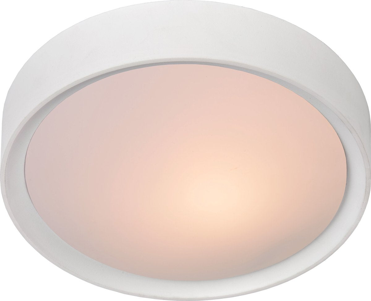 Lucide lex - plafonnier (plafonnier) - ø 25 cm - 1xe27 - blanc