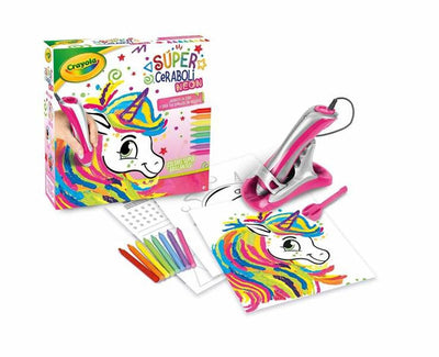 Jouet éducatif licorne néon super ceraboli Crayola multicolore