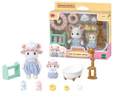 Familles sylvaniennes 5805 Bubbel Bad Time Frère Sœur