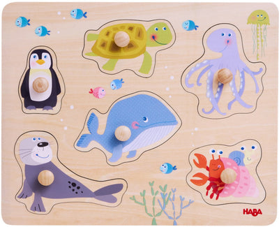 Puzzle Haba [1 an +] puzzle à insérer animaux marins