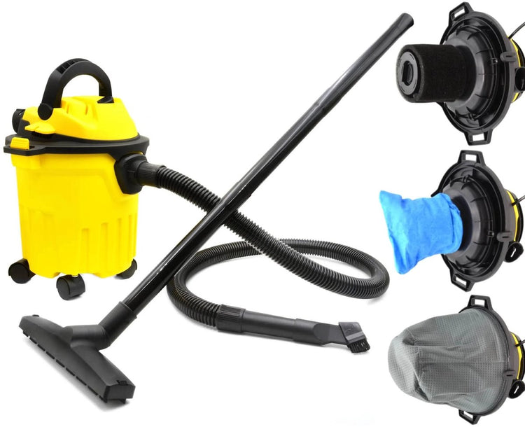 Aspirateur industriel Geko - humide et sec - 15 litres - 1250w - conception légère