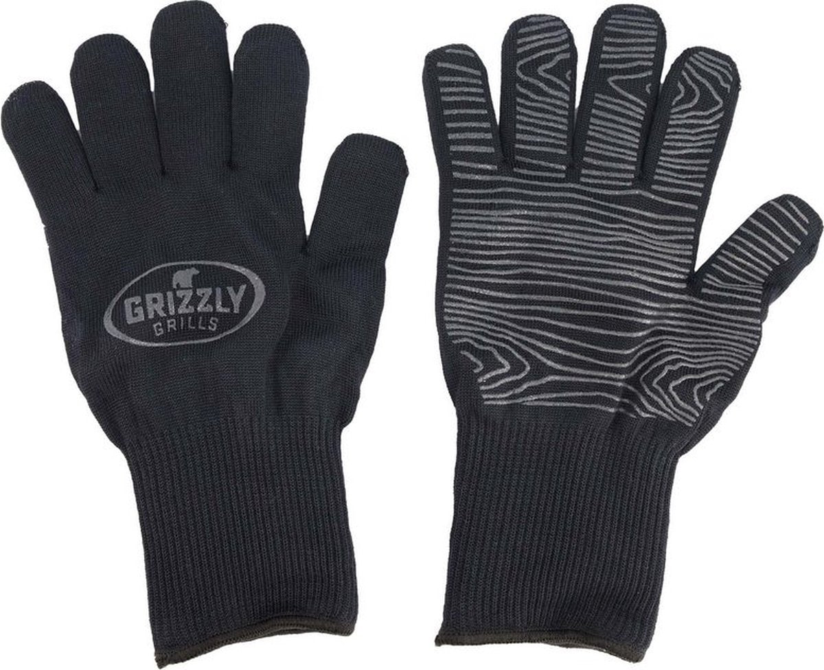 Gants de barbecue Grizzly Grills - taille unique - lavables - protection optimale, adhérence maximale