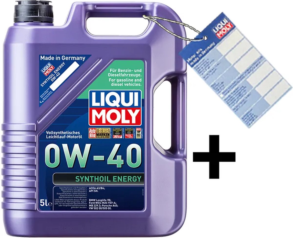 Liqui moly light air énergie (21223) 0w40 - 5l