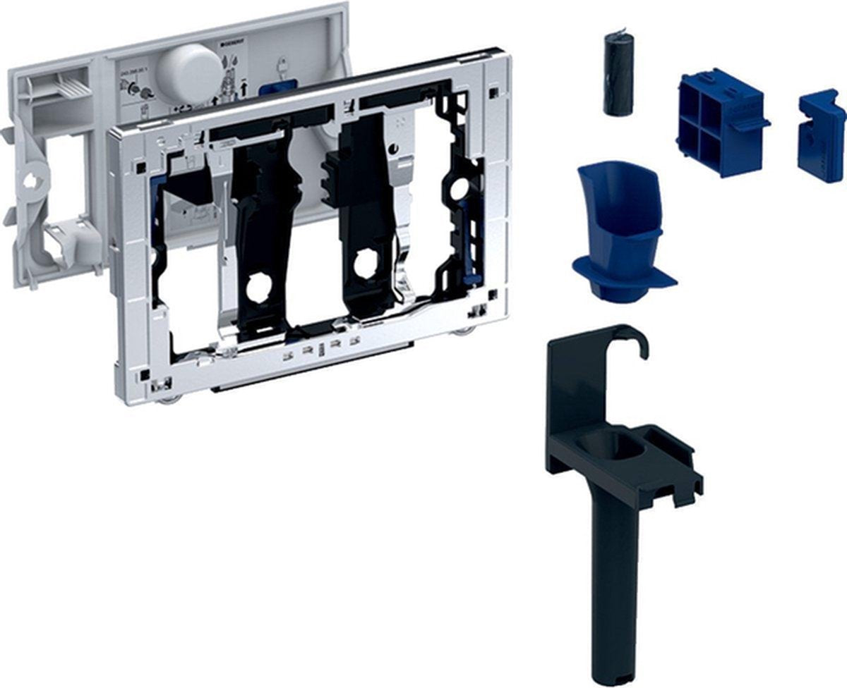 Support pour bloc WC Geberit sigma pour up320 - pour bâtonnets duofresh - chromé brillant