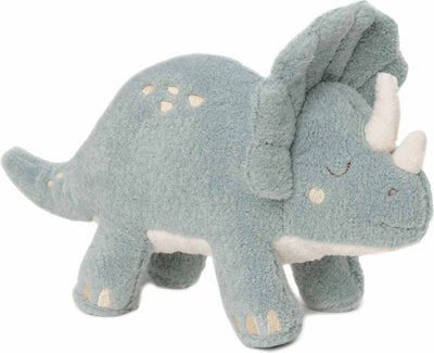 Jollein - peluche rugissante - dinosaure - 28cm - vert d'eau