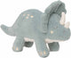 Jollein - peluche rugissante - dinosaure - 28cm - vert d'eau