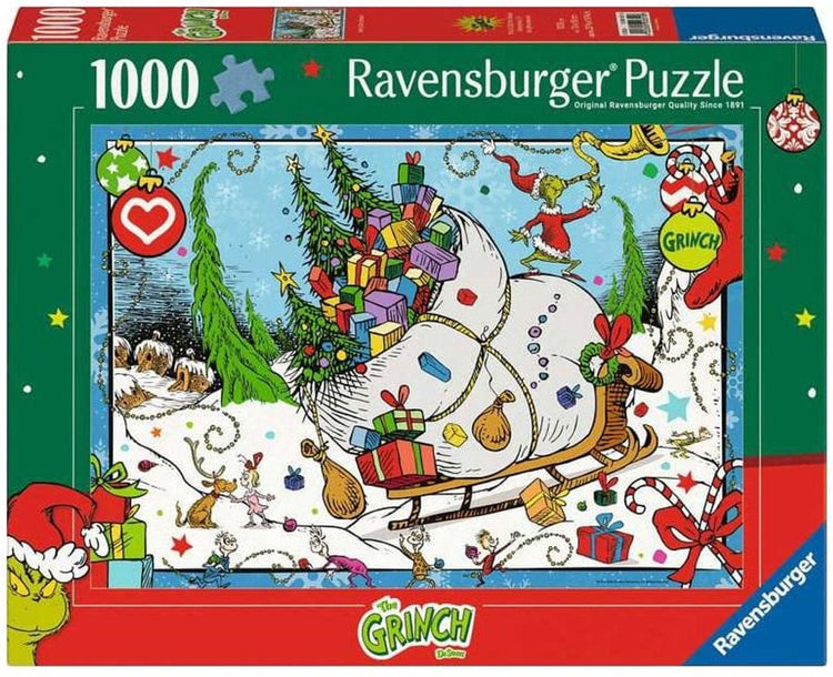 Puzzle Ravensburger Le Grinch Puzzle de film de 1000 pièces.