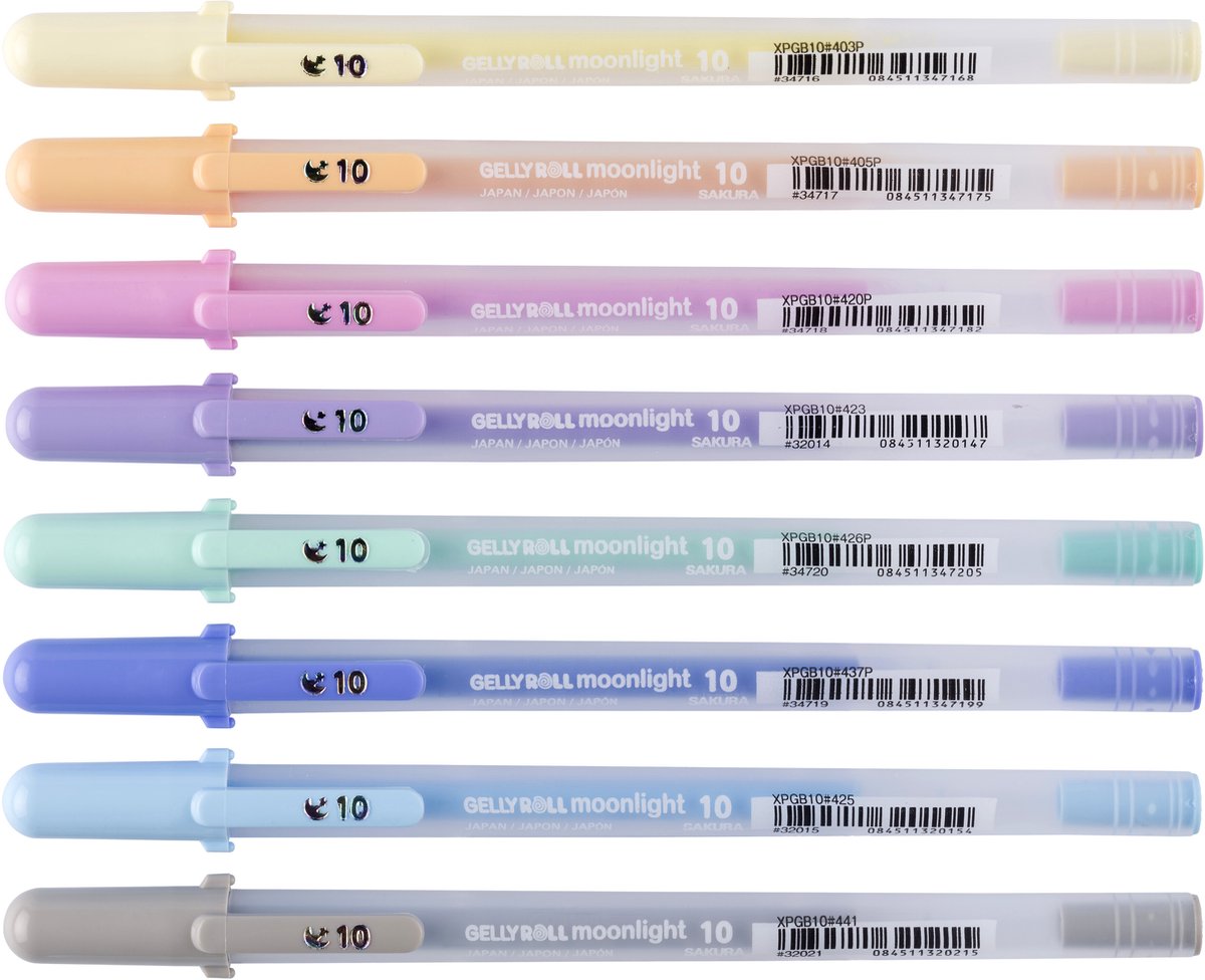 Sakura • stylo gel gelly roll pastel clair de lune