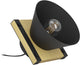 Lampe de table Eglo maccles - e27 - 15 cm - noir|marron - acier|bois