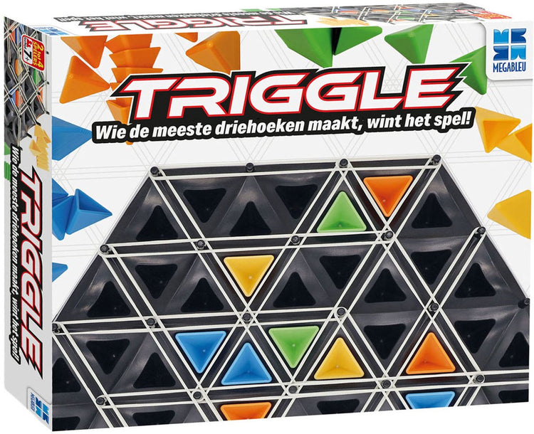 Megableu - triggle - jeu stratégique et stimulant - à partir de 7 ans - adultes et enfants - 2 à 4 joueurs