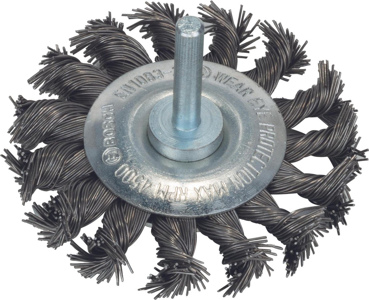 Brosse disque Bosch 6 mm 75 tresse 0,5 acier