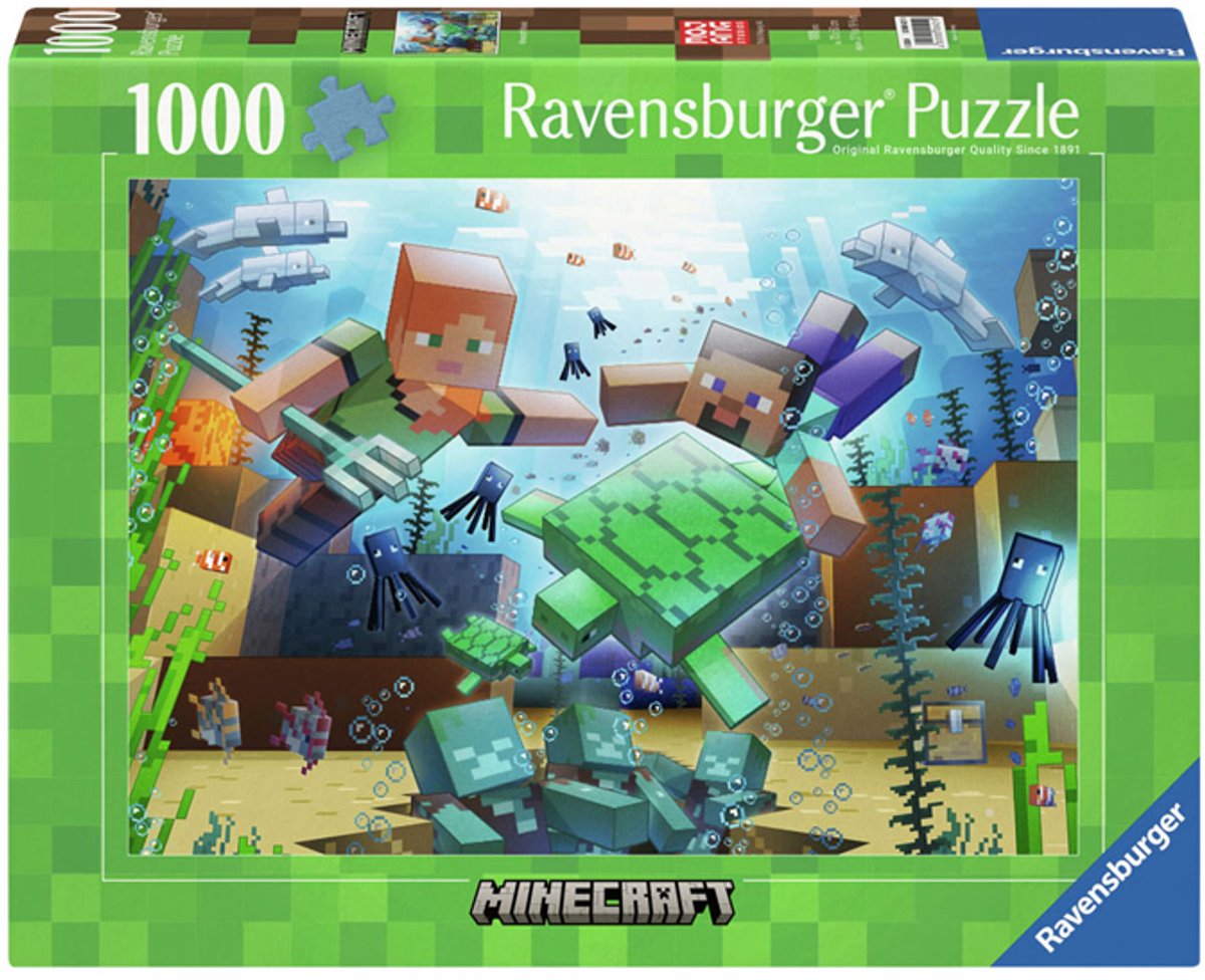 Ravensburger Jigsaw Puzzle Minecraft Mosaic, 1000st.