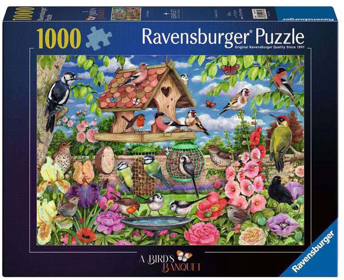Ravensburger puzzle la table aux oiseaux - 1000 pcs.