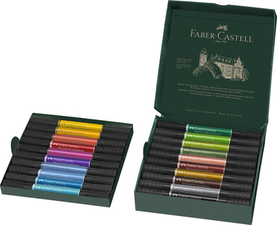 Stylo à dessin Faber-castell - stylo d'artiste Pitt - marqueur duo - 20 pièces - fc-162020