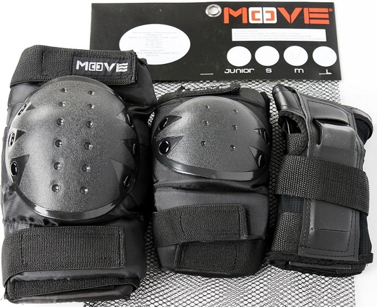 Move protection set - 3-pack SR basic - ensemble de trois pièces avec protège-poignets, coudes et genoux