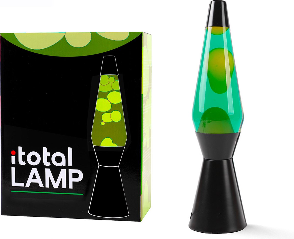 Lavalamp Black Green, 40 cm