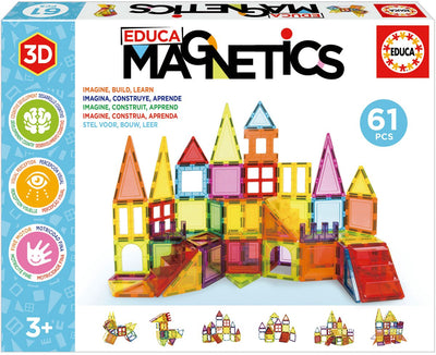 Educa - magnétiques - carreaux magnétiques - panneaux magnétiques - carreaux magnétiques - 61 pièces