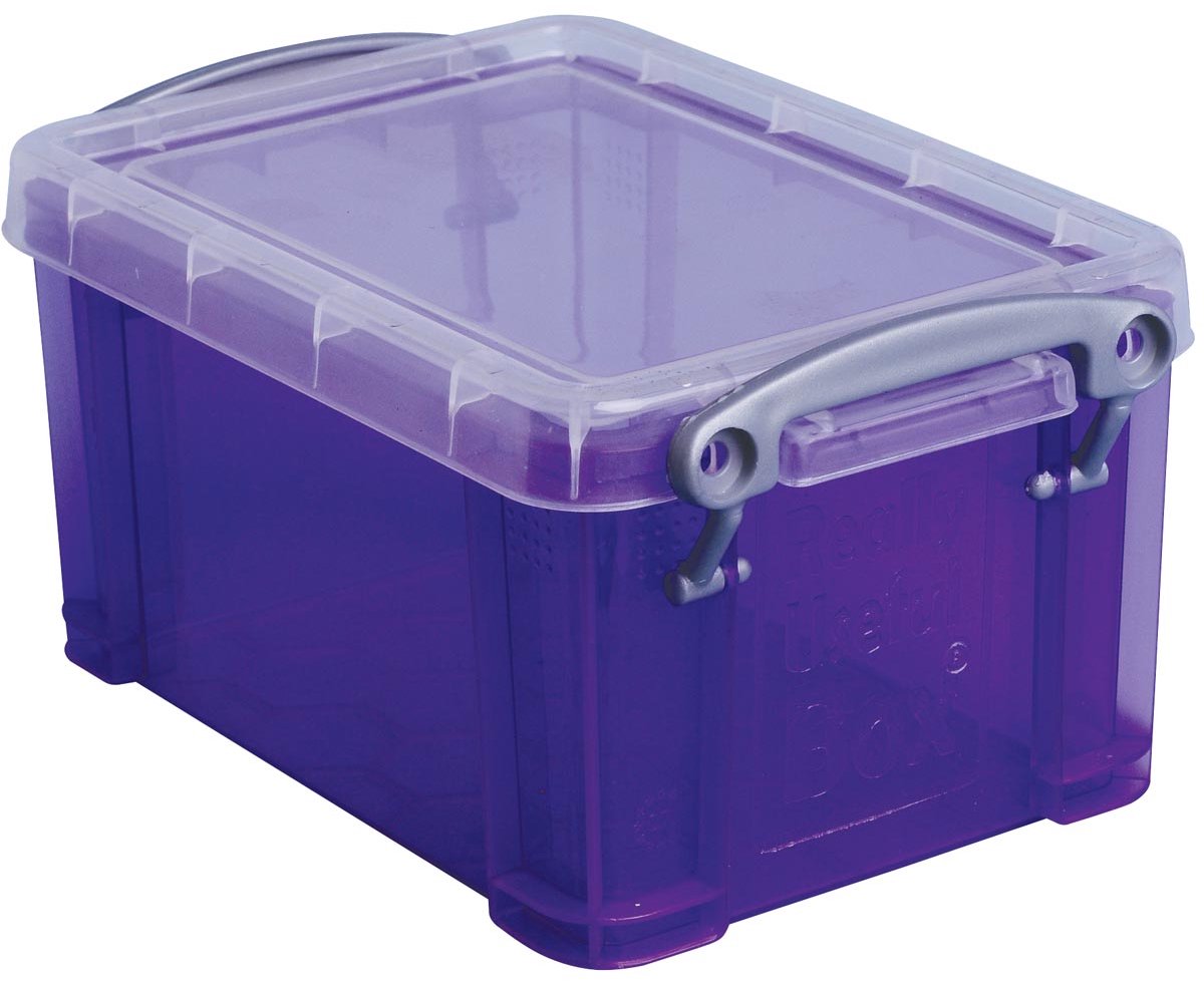 Boîte vraiment utile 0 | 7 litres | violet transparent