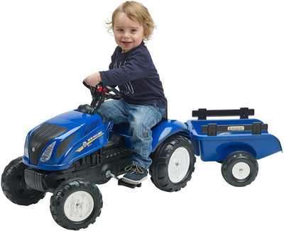 Tracteur Falk New Holland, lot de 2 tracteurs à 5 pédales