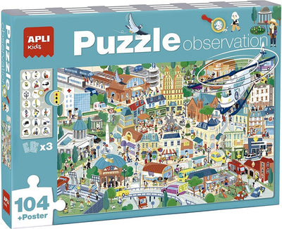 Apli kids - cherche et trouve la ville des puzzles
