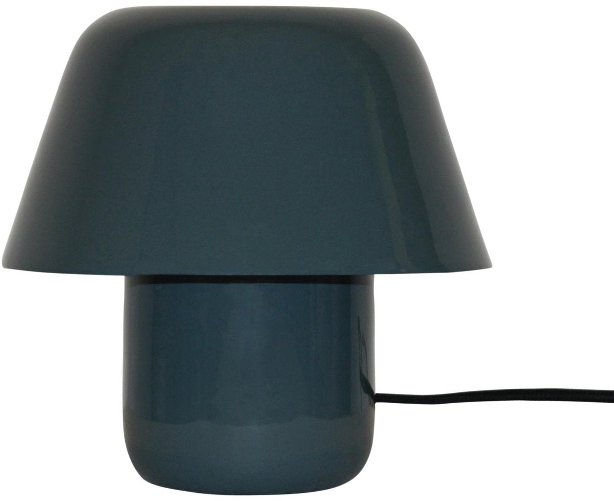 Leitmotiv table lamp afan - denim blue - 20x20x19cm - scandinavian