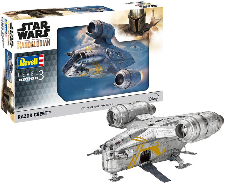 Revell maquette star wars - écusson de rasoir le mandalorien 1:72 - 101 pcs.