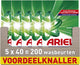 Ariel lessive en poudre soluble rapide originale - 5 x 40 lavages