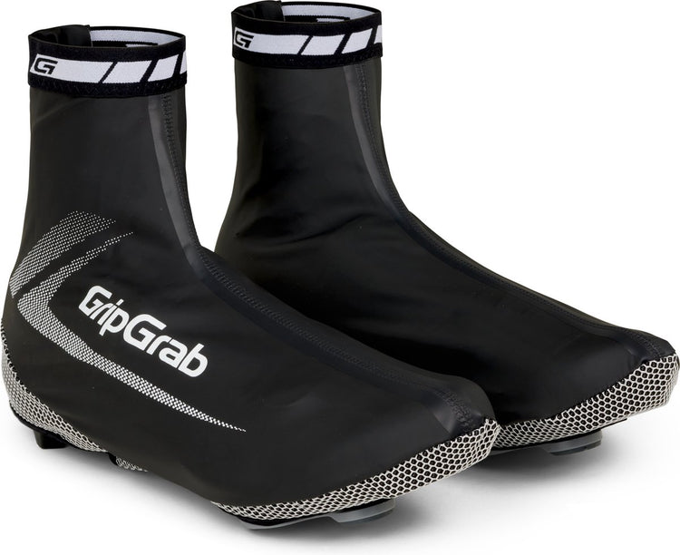 Gripgrab - raceaqua couvre-chaussures de vélo de course imperméables aero cyclisme pluie couvre-chaussures de vélo - noir - unisexe - taille m (40 41)