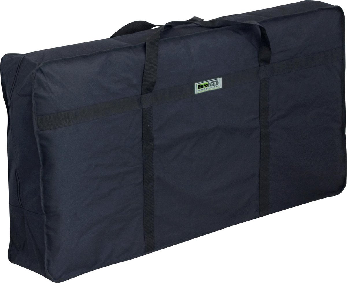 Chaise de camping avec sac de transport Eurotrail - noir