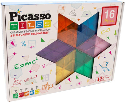 Selecta Picassotiles Géométrie - carreaux de construction magnétiques, 16dlg.