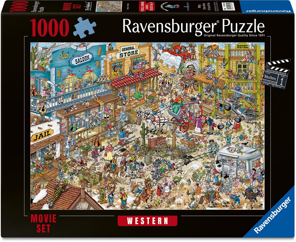 Ravensburger puzzle film western - 1000 pcs.