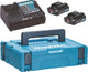 Kit de démarrage d'accessoires Makita dc10sb + 2x bl1021b | dans un coffret m-box - 197658-5