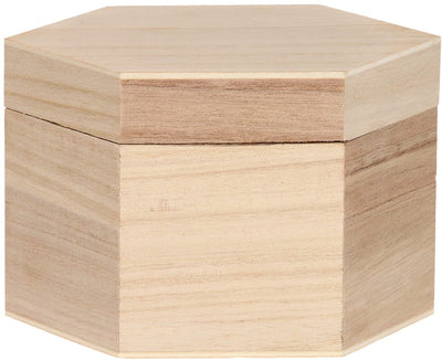 Décorez votre propre boîte hexagone