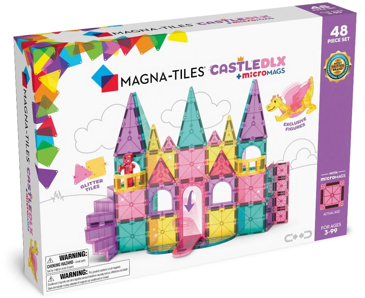 Tuiles Magna | ensemble château dlx 48 pièces