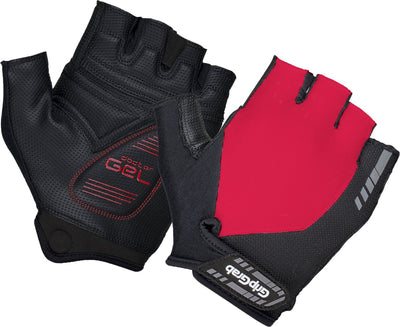 Gripgrab - gants de cyclisme d'été à doigts courts rembourrés progel gants de cyclisme avec rembourrage - rouge - unisexe - taille s
