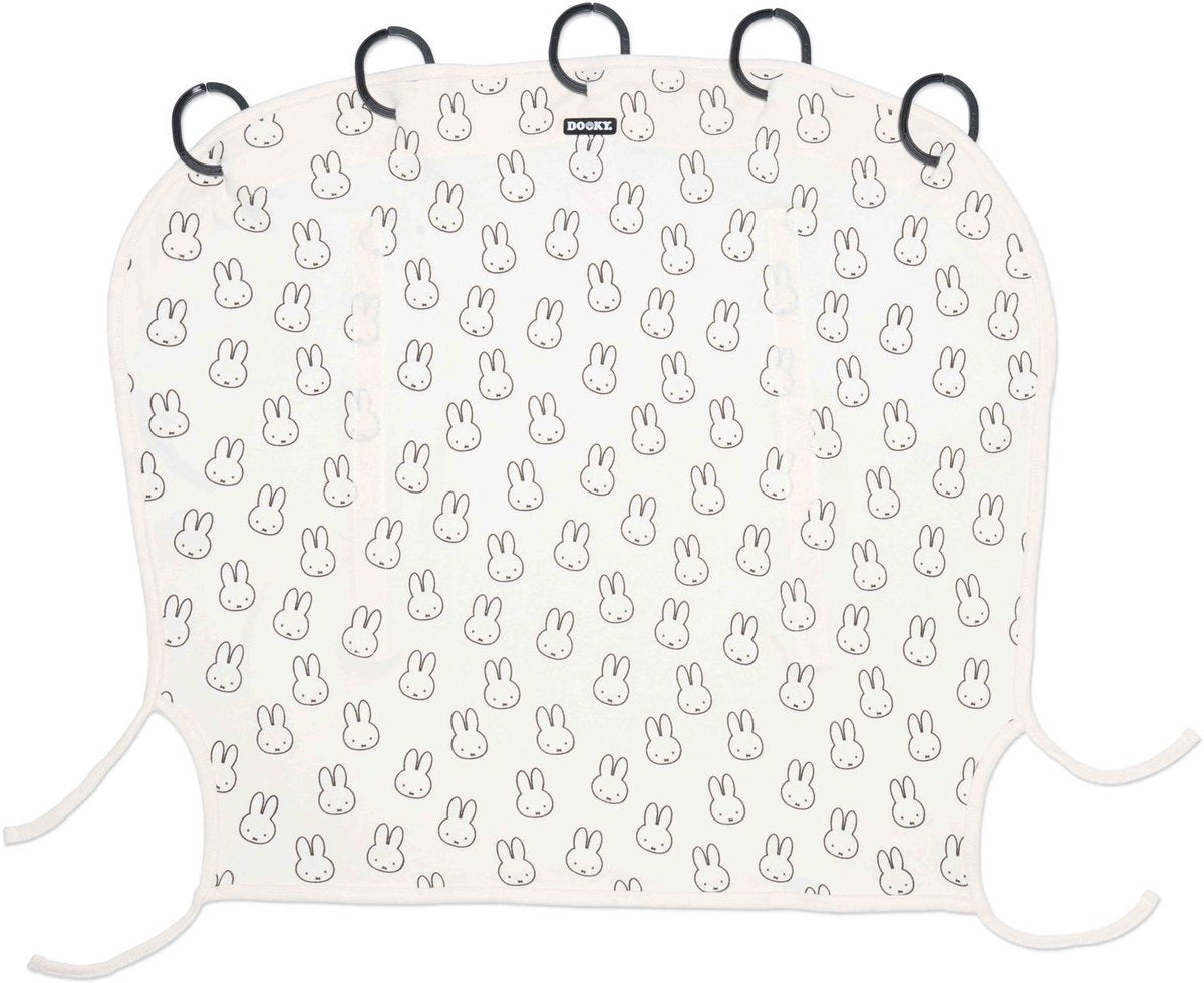 Dooky® dooky miffy housse universelle pare-soleil poussette - protection UV pour votre enfant - poussette pare-soleil