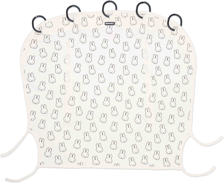 Dooky® dooky miffy housse universelle pare-soleil poussette - protection UV pour votre enfant - poussette pare-soleil