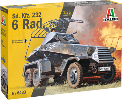 Maquette Italeri véhicules militaires - 6433 sd. kfz. 232 6 rads. plastique - 1:35 - modélisme