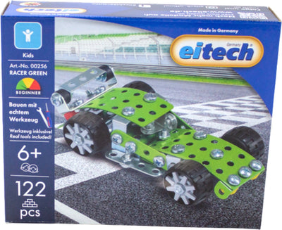 Coffret de construction Eitech ® – DTM Racer Green – 122 pièces – Kit de construction en métal avec outils – Jouets de construction – à partir de 6 ans
