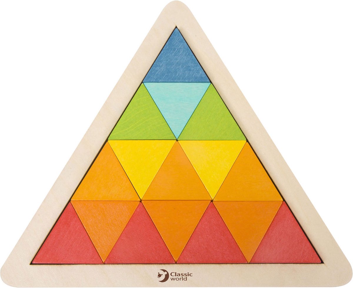 Classic World World Wooden Mosaic Puzzle, 67e.