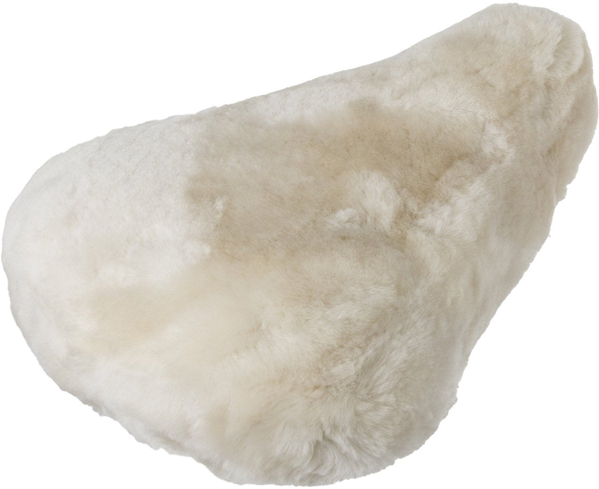 Tapis de selle Fastrider peau de mouton blanc