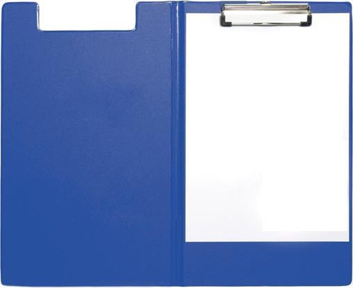 Porte-bloc Seco a4+ - avec rabat - bleu - se-570-pvc-bu