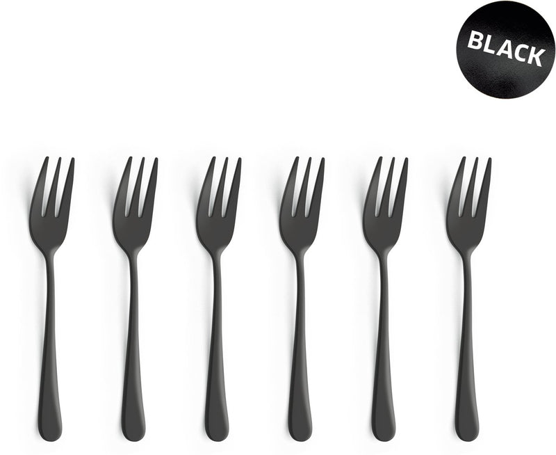 Amefa Cake Fork Black 6 pièces