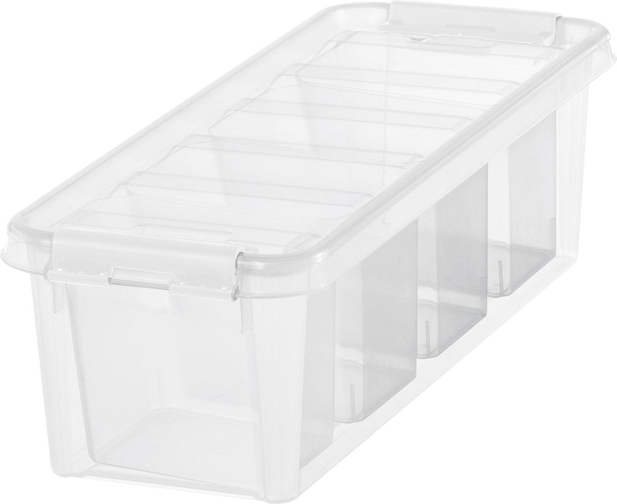 Smartstore - boîte de rangement classic 04 3,5 litres avec séparateur - polypropylène - transparent