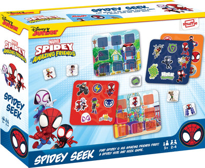 Shuffle Spidey Amazing Friends - Spidey seek, jeu de société, correspondance, 3 ans, jeu familial