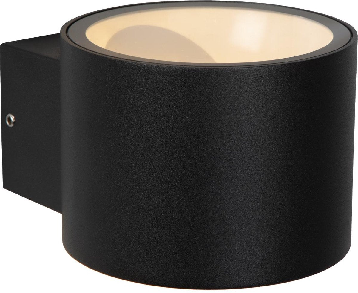 Lucide oxford - applique intérieure extérieure - 1xg9 - ip54 - noir